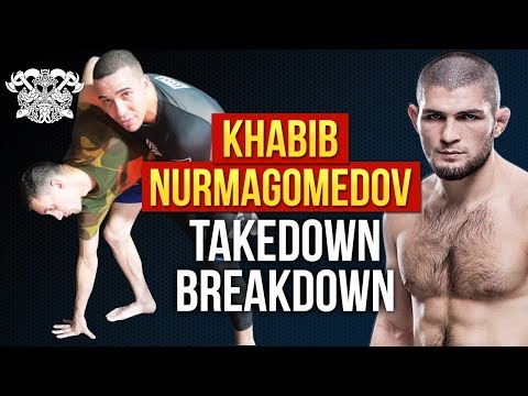 Khabib Nurmagomedov Takedown (Inside Leg Trip)