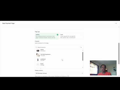 Payment pages & links overview