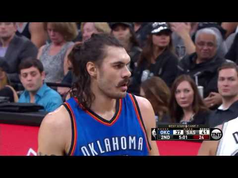 Playoffs 2016 (2nd Round): Thunder @ Spurs - Game 2 / Full Highlights HD