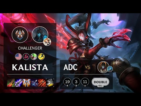 Kalista ADC vs Jhin - NA Challenger Patch 10.19