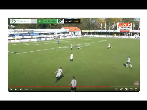 09-09-2023   SC Genemuiden - v.v. Eemdijk (eerste deel wedstrijd tot 11 minuut geen geluid)