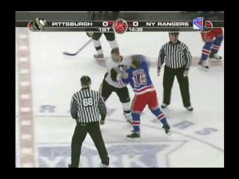 Sean Avery fights Ryan Malone | 03/31/2008