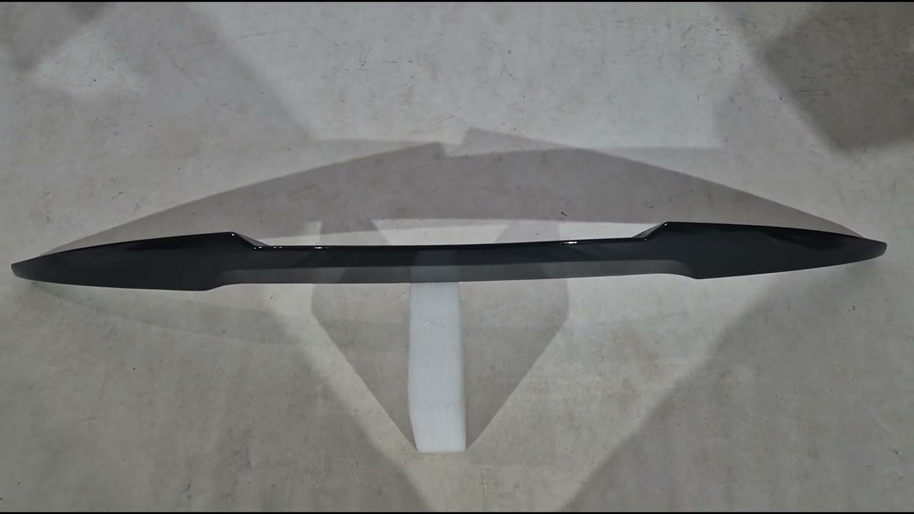 BMW 4 sērija F32/F33/F36 2012–2020 M4 stila spoileris (F36, spīdīgi melns) Video 1
