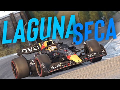 The *NEW* VRC F1 car is incredible around Laguna Seca | Assetto Corsa