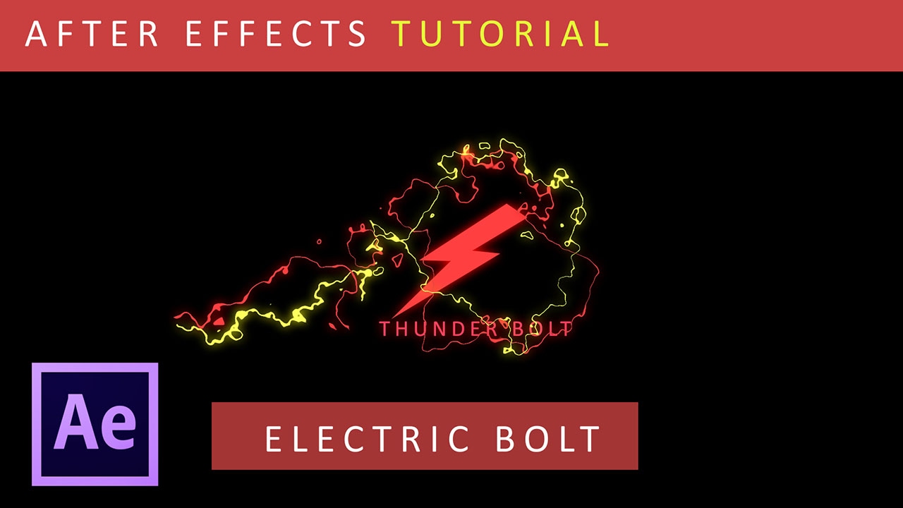 Electric animation : Easy After Effects Tutorial