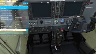 Checklist for Cessna 172 Skyhawk (G1000) video