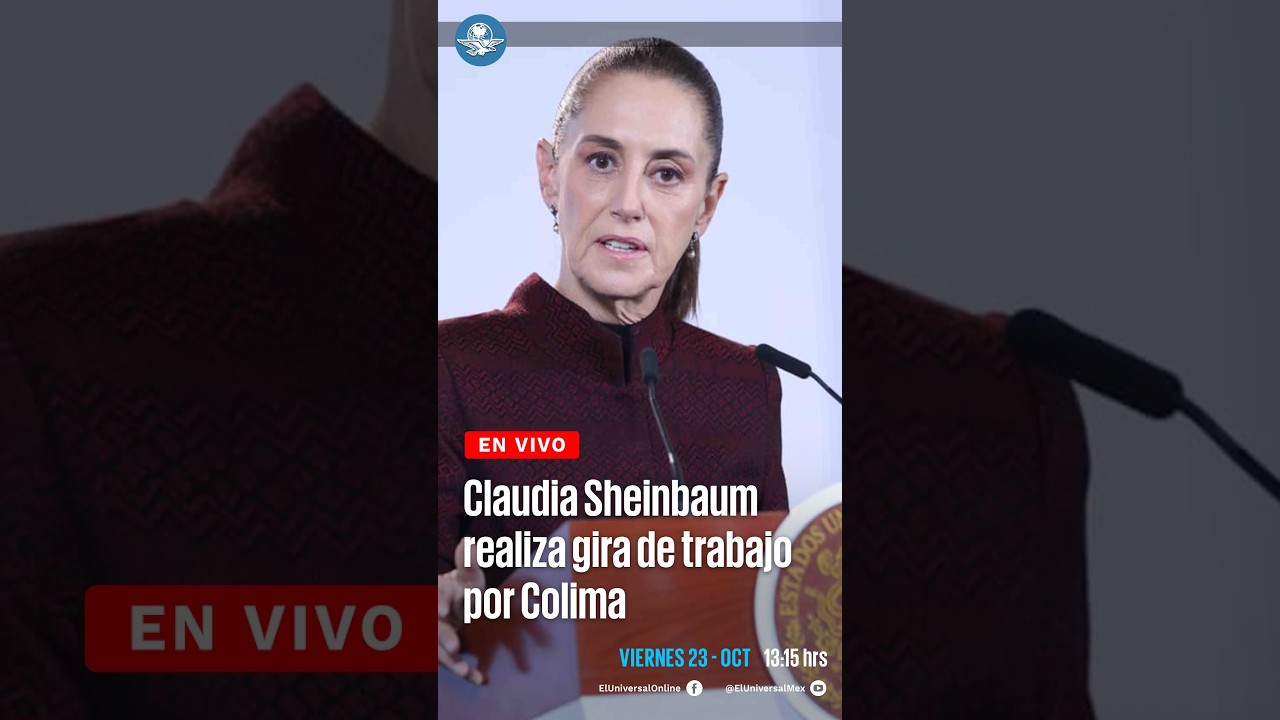 Claudia Sheinbaum encabeza la entrega de Becas Benito Juárez  en Colima 📱
