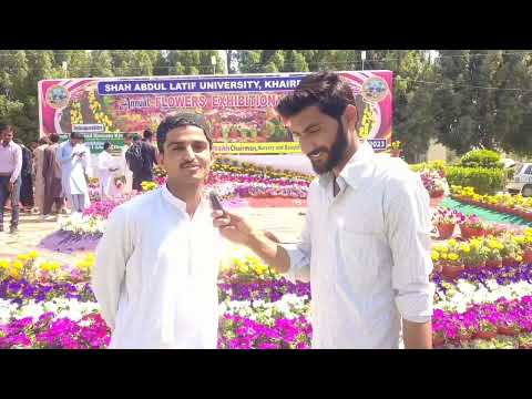 Flowers week at SALU | Shah Abdul latif univeristy khairpur | Afaque Hashmi