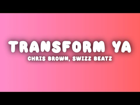 Chris Brown - I Can Transform Ya (Lyrics) ft. Swizz Beatz & Lil' Wayne