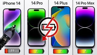 Apple iPhone 14 vs Apple 14 Pro vs Apple 14 Plus vs Apple 14 Pro Max Battery Test