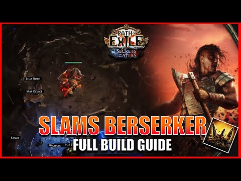 [PoE 3.26]  Earthshatter Slams Berserker - Full Leveling & Endgame Guide