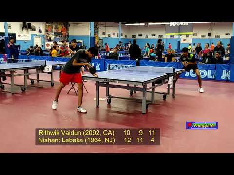 Rithwik Vaidun (2092) vs Nishant Lebaka (1964) at 2019 National Ranking Tournament