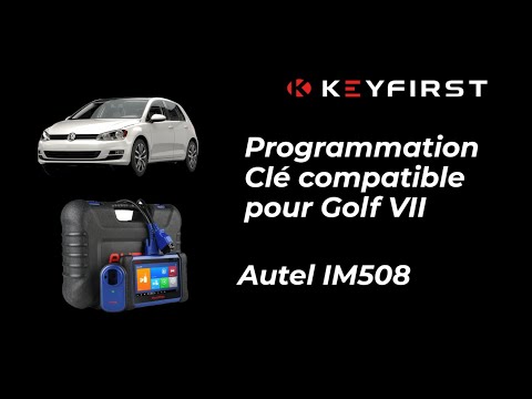 Programming a 2014 Volkswagen™ Golf key with an Autel IM508 IM608 - Keyfirst
