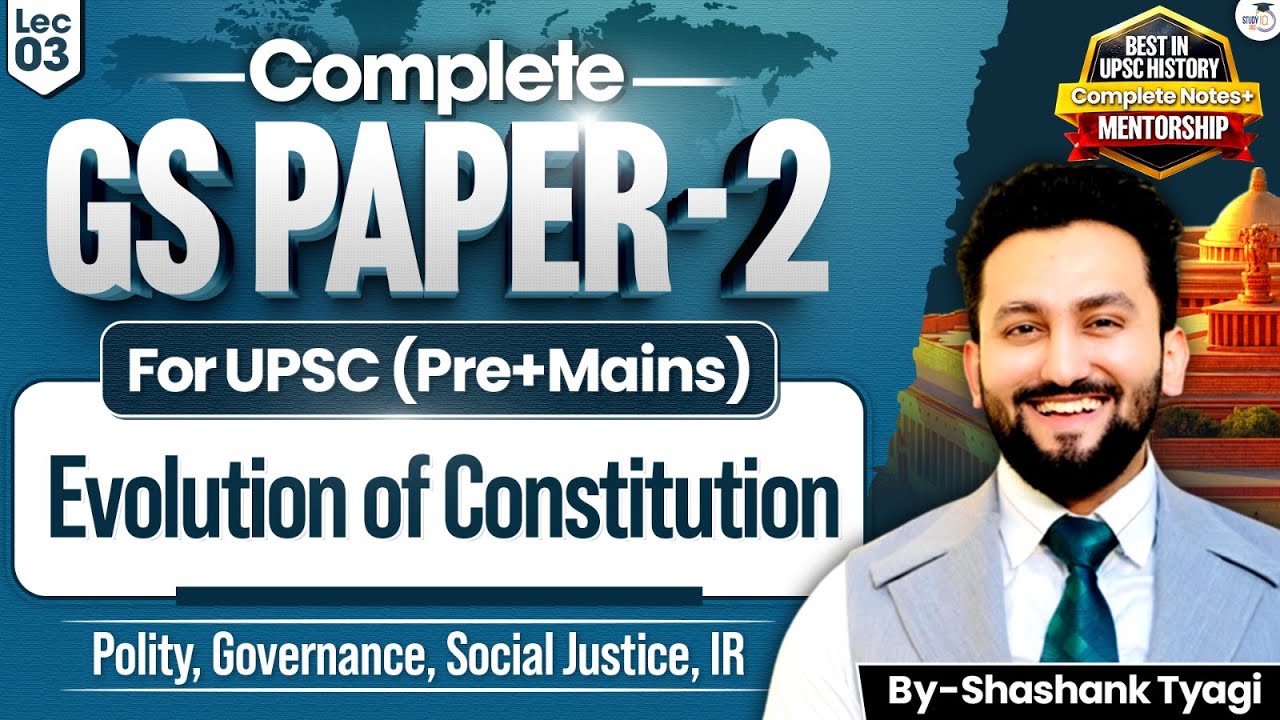 Historical Background of Indian constitution & Debates | UPSC GS Paper 2