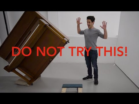 YouTube video about: How to get a piano through a door?