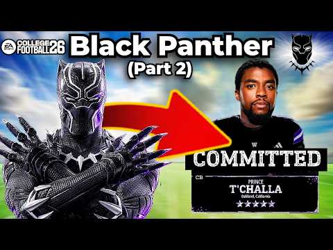 The Black Panther SAVES Wakanda in College Football 26! (Road to Glory)