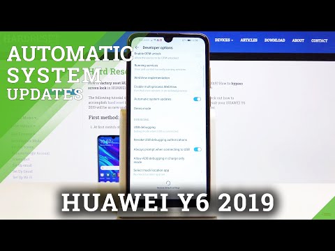 How to Set Auto System Updates in HUAWEI Y6 2019 – Enable Automatic System Update