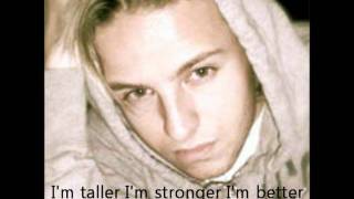 Aaron Buckingham - Taller, Stronger, Better (lyrics)