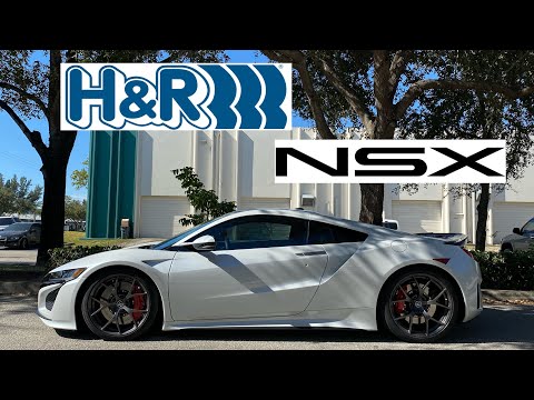 AHC Shop Hours - 2020 Acura NSX NC1 H&R Lowering Springs Installation Guide