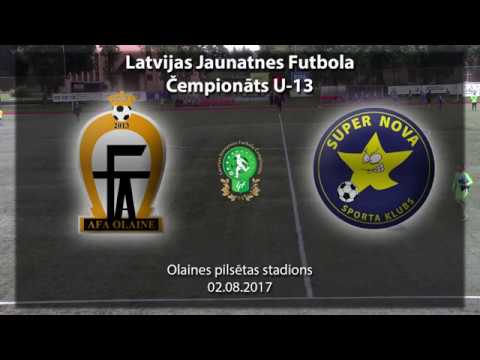 U-13 AFA OLAINE - SK SUPER NOVA (Latvijas Jaunatnes Čempionāts)