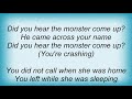 Scott Weiland - Big Black Monster Lyrics