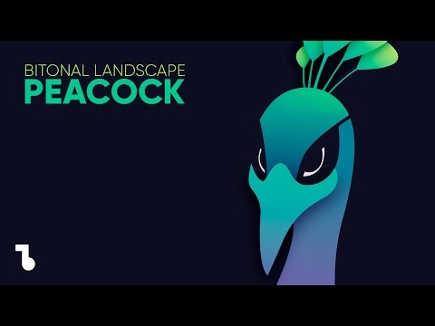 Bitonal Landscape - Peacock