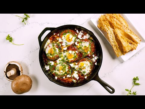 How to Make Portobello Mushroom Shakshuka