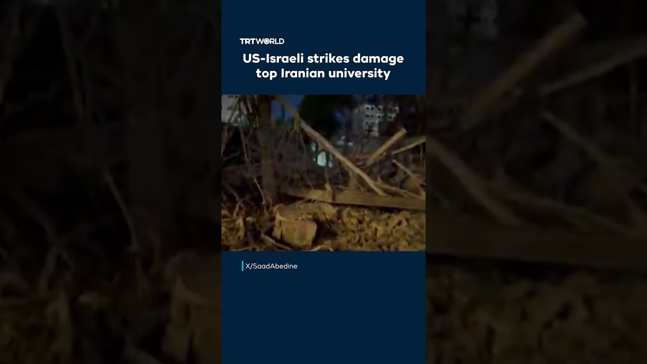Video | US-Israeli strikes damage Iran's top university for science and technology
