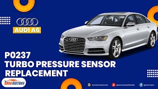 Audi A6 P0237 turbocharger boost sensor a circuit low - FIXED AND CLEANED DPF