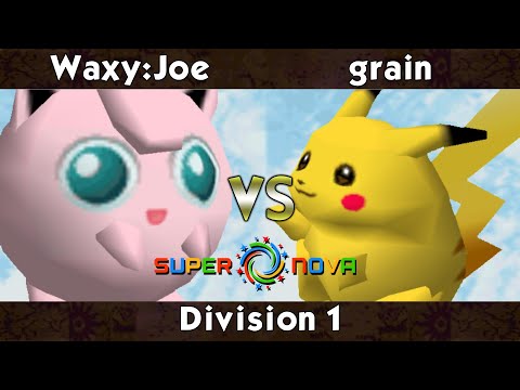 Supernova 2025 - Waxy Joe (Jigglypuff) Vs. grain (Pikachu) Smash Bros - SSB64