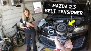 SERPENTINE BELT TENSIONER REPLACEMENT MAZDA CX-7 MAZDASPEED 3 6 CX7 2.3