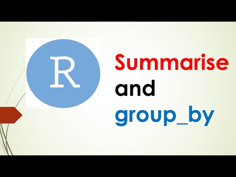 Summarise and group by-Funktion in R. Programmierung mit dem tidyverse-package