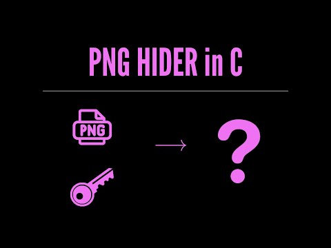 Come nascondere i dati in un PNG – Programmazione C (ITA)