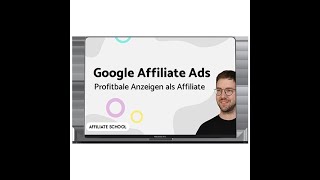Google Affiliate Ads - Partnerprogramm | Member area and video courses