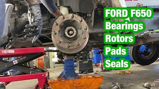 f650 front rotors , brake pad ,  wheel seal and bearings