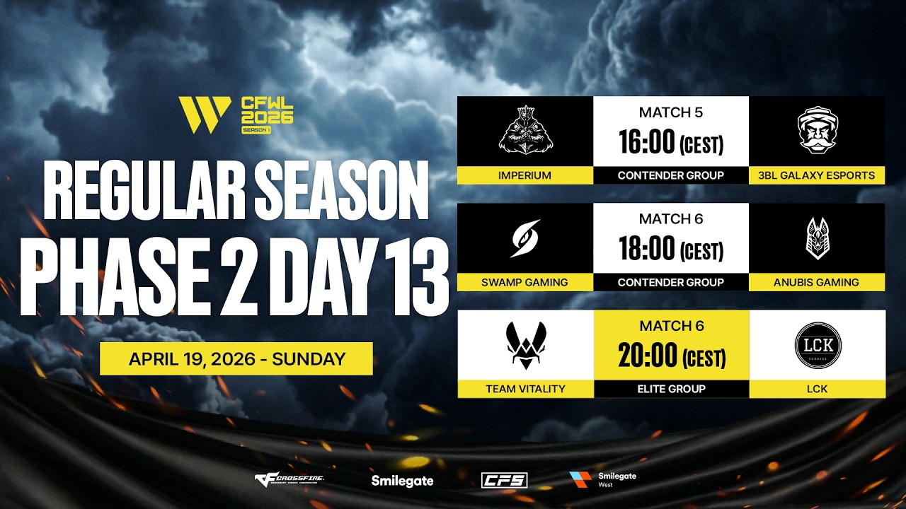 CFWL 2026 SEASON 1 - PHASE 2 DAY 13