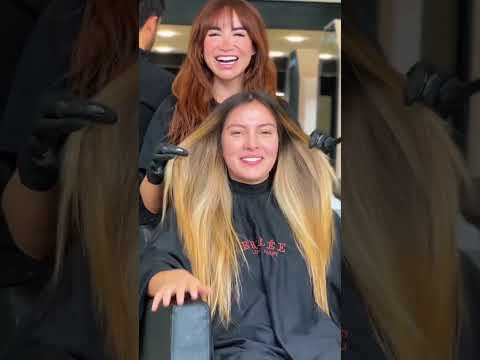 Dorado, dorado y más DORADO ✨💫#peluquera #balayage #rubio #haircut #hairstyle