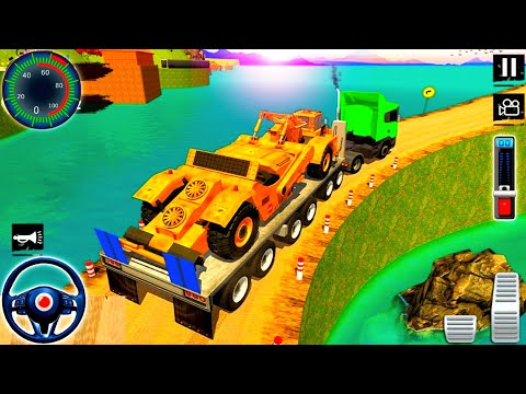 Construction Machine Transport - ios Android Gameplay -Excavator Driving Simulator -DV King Games #4