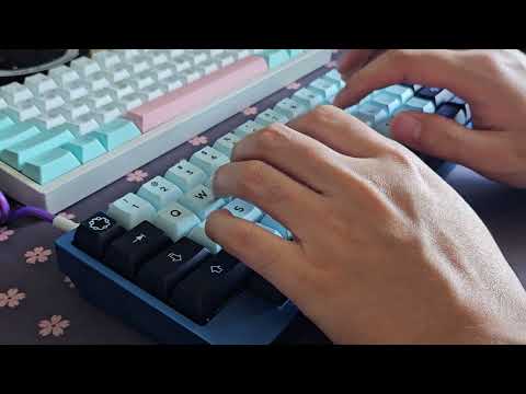 Polaris v1 with Penguin switches & KAT Comet typing test
