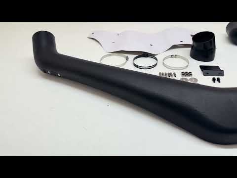 For Toyota Hilux MK7 2005-2016 Raised Air Ram Intake Induction Snorkel Kit Black video