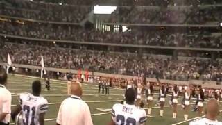 CC's Perform The National Anthem at a Dallas Cowboys Game