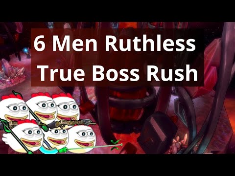 6 Men Ruthless True Boss Rush - Dungeon Defenders