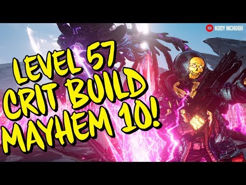Borderlands 3 MAYHEM 10 Best FL4K Crit Build (Level 57) Kills every boss in seconds!