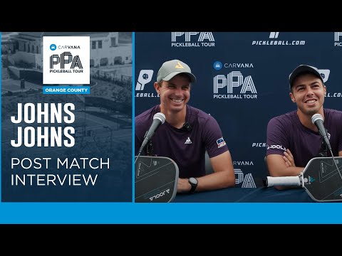 Ben & Collin Johns Win Men's Doubles Gold