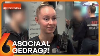 Jongen probeert WEG TE RENNEN van handhaving en TRAPT POORTJE IN op st
