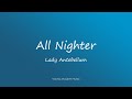 Lady Antebellum - All Nighter (Lyrics)