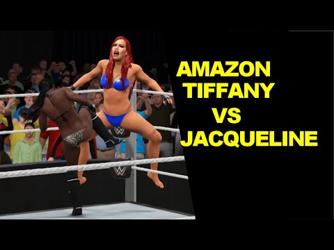 WWE 2K17 Amazon Tiffany vs Jacqueline - Extreme Rules