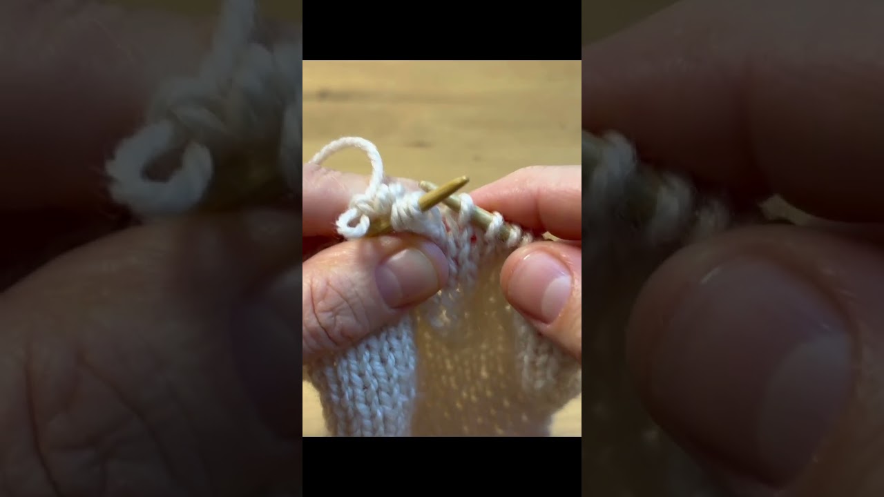 🧶 How to knit rope cables C6F #knitting