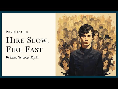 With women, hire SLOW, fire FAST: understanding the selection process