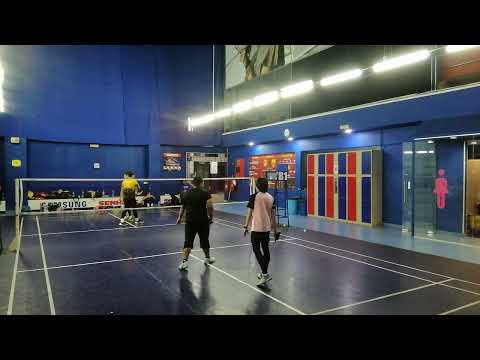 Badminton MuhibbahTeam Men's Double Social Sparring Tom / Jerry Vs Munir / Kelly